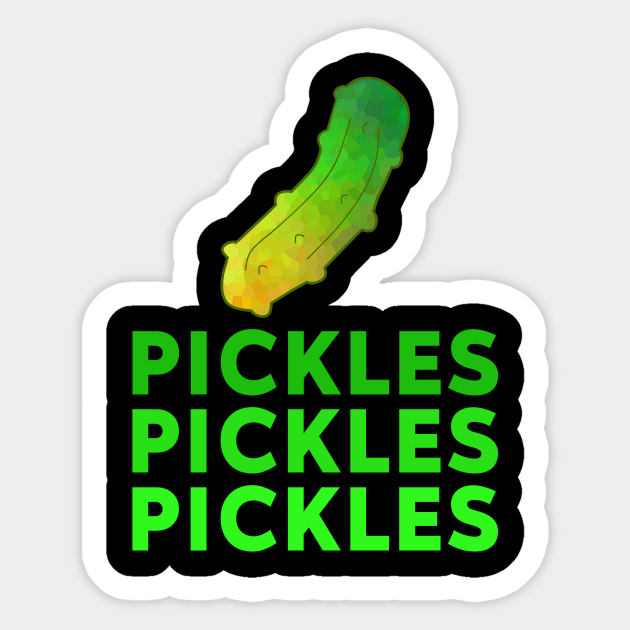 FUNNY Dill Pickle Lover Sticker by SartorisArt1